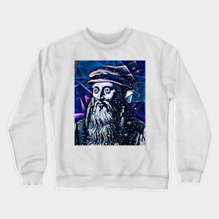 John Knox Dark Night Portrait | John Knox Artwork 5 Crewneck Sweatshirt